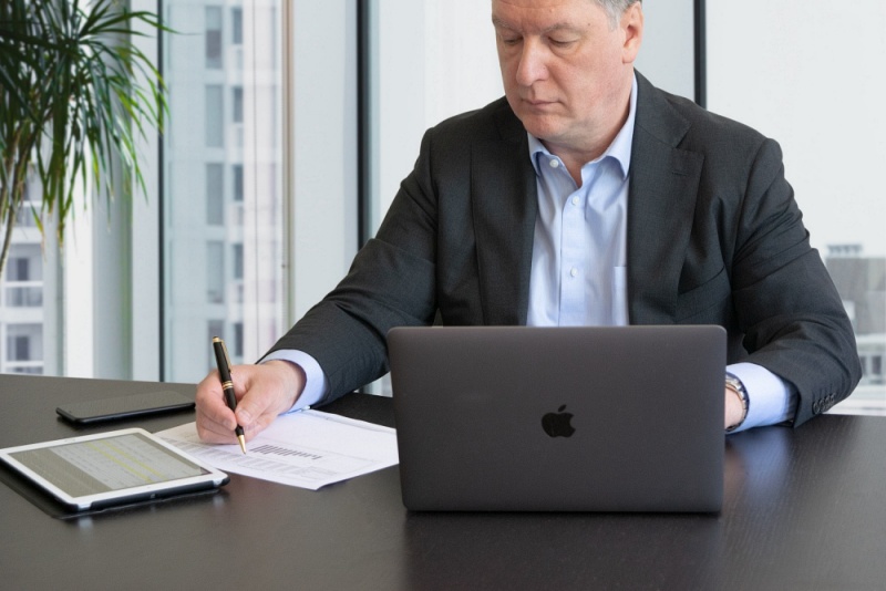 working at the client